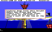 King's Quest III: To Heir is Human for IBM PC/Compatibles - Can I see land from here? Not yet...