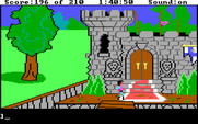 King's Quest III: To Heir is Human for IBM PC/Compatibles - Castle Daventry looks run down...