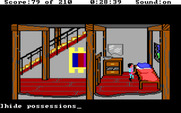 King's Quest III: To Heir is Human for IBM PC/Compatibles - Hiding my possessions under the bed...