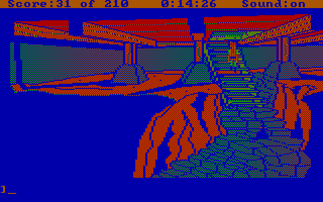 King's Quest III: To Heir is Human IBM PC/Compatibles Screenshot: It's a secret room!