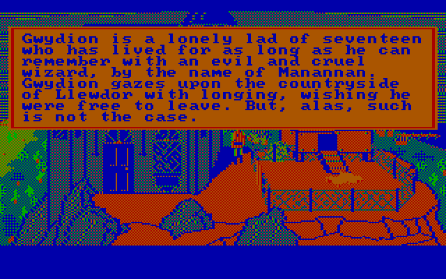 King's Quest III: To Heir is Human IBM PC/Compatibles Screenshot: The story so far...