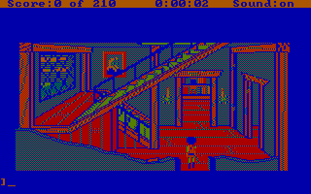 King's Quest III: To Heir is Human IBM PC/Compatibles Screenshot: Game start.