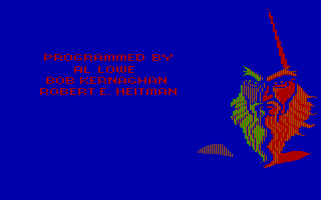 King's Quest III: To Heir is Human IBM PC/Compatibles Screenshot: One of the opening credit screens.