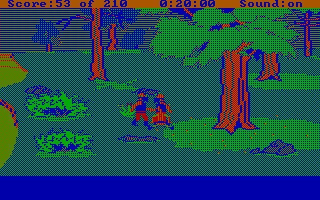 King's Quest III: To Heir is Human IBM PC/Compatibles Screenshot: I'm being robbed!