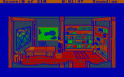 King's Quest III: To Heir is Human for IBM PC/Compatibles - Uh oh! Caught snooping in the wizards study...
