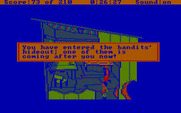 King's Quest III: To Heir is Human for IBM PC/Compatibles - Oh no, the bandits are home!