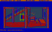 King's Quest III: To Heir is Human for IBM PC/Compatibles - You can hide  your possessions under the bed.
