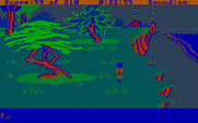 King's Quest III: To Heir is Human for IBM PC/Compatibles - A town is in the distance...