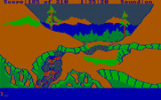 King's Quest III: To Heir is Human for IBM PC/Compatibles - Climbing up a mountain...