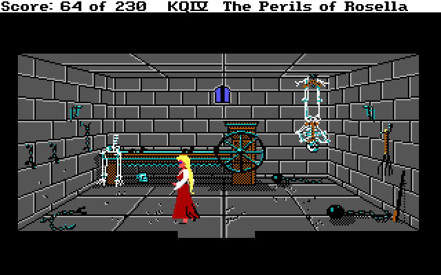King's Quest IV: The Perils of Rosella IBM PC/Compatibles Screenshot: How will I get out of here?