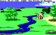 King's Quest IV: The Perils of Rosella for IBM PC/Compatibles - A unicorn is here, maybe he can help me...