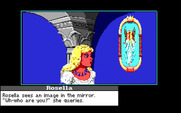 King's Quest IV: The Perils of Rosella for IBM PC/Compatibles - Rosella looks like the magic mirror...