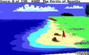 King's Quest IV: The Perils of Rosella for IBM PC/Compatibles - The game begins here.