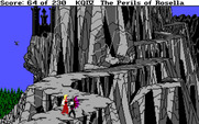 King's Quest IV: The Perils of Rosella for IBM PC/Compatibles - Some goons carry Rosella away.