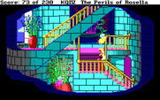 King's Quest IV: The Perils of Rosella for IBM PC/Compatibles - This game has a lot of stairs to climb up and down.