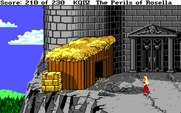 King's Quest IV: The Perils of Rosella for IBM PC/Compatibles - Outside a castle...