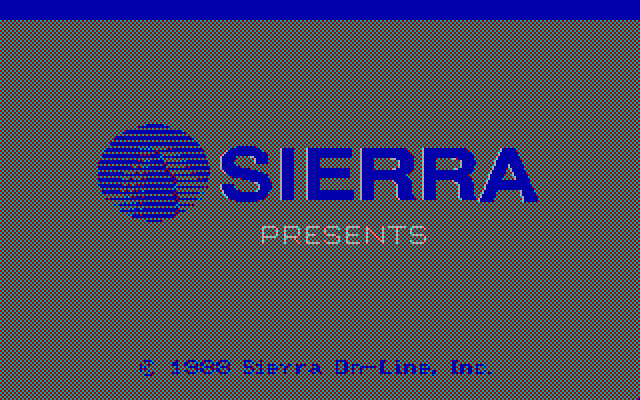 King's Quest IV: The Perils of Rosella IBM PC/Compatibles Screenshot: Sierra On-Line logo.