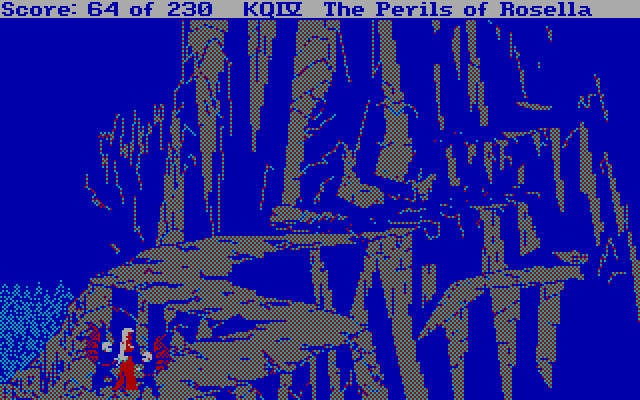 King's Quest IV: The Perils of Rosella IBM PC/Compatibles Screenshot: Captured by some goons.