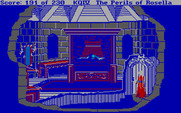 King's Quest IV: The Perils of Rosella for IBM PC/Compatibles - Lolotte is asleep at the moment.