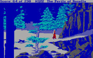 King's Quest IV: The Perils of Rosella for IBM PC/Compatibles - The entrance to Lolotte's mountain.