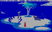King's Quest IV: The Perils of Rosella for IBM PC/Compatibles - Stuck on a deserted island.