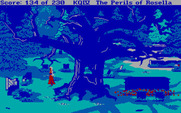 King's Quest IV: The Perils of Rosella for IBM PC/Compatibles - At night zombies may appear in the graveyards.