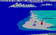 King's Quest IV: The Perils of Rosella for IBM PC/Compatibles - The game begins here.