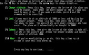 Air Traffic Controller for IBM PC/Compatibles - Game instructions.