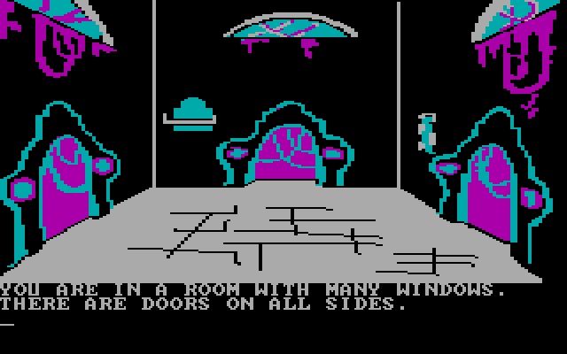 Amazon IBM PC/Compatibles Screenshot: In a room with many windows.