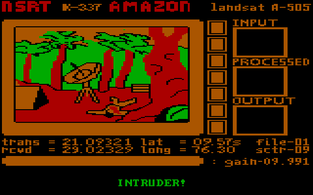 Amazon IBM PC/Compatibles Screenshot: The horrible massacre!