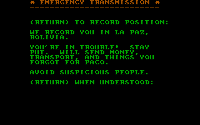 Amazon IBM PC/Compatibles Screenshot: Saved by your computer