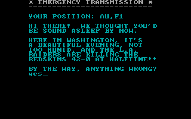 Amazon IBM PC/Compatibles Screenshot: Is anything wrong? Yes, definitely!