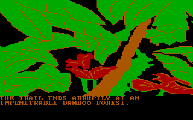 Amazon IBM PC/Compatibles Screenshot: The trail ends...