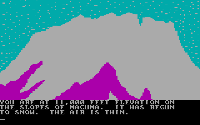 Amazon IBM PC/Compatibles Screenshot: It's starting to snow...