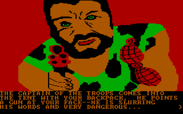 Amazon IBM PC/Compatibles Screenshot: Respond carefully, this guy is dangerous!