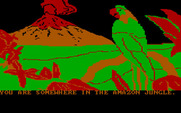 Amazon for IBM PC/Compatibles - Somewhere in the Amazon jungle...