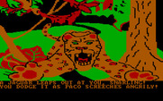 Amazon for IBM PC/Compatibles - A jaguar leaps out at you!