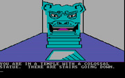 Amazon for IBM PC/Compatibles - Will you head down these stairs?