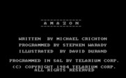 Amazon for IBM PC/Compatibles - Title screen
