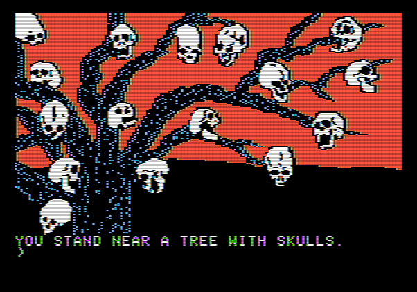 Amazon Apple II Screenshot: This is ominous...