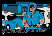 Amazon for Apple II - A police officer stops me...