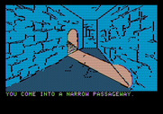 Amazon for Apple II - An underground passageway...