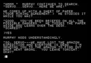 Amazon for Apple II - Beginning my mission.