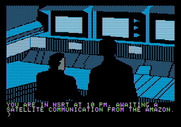 Amazon for Apple II - Game start.