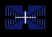 Amazon for Apple II - Using the computer...it first calibrates itself to connect.