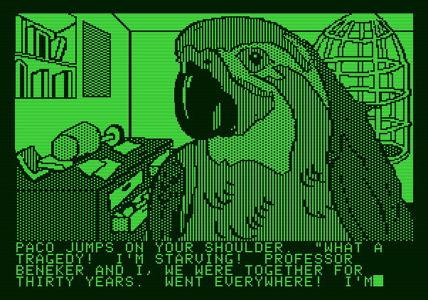 Amazon Apple II Screenshot: Introducing Paco!