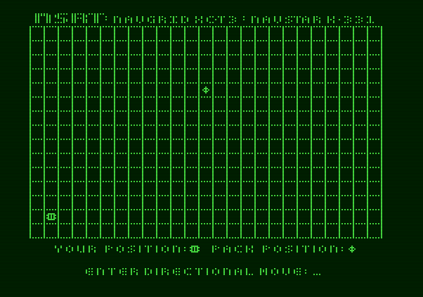 Amazon Apple II Screenshot: Monkeys stole my backpack, so I need to get it back!