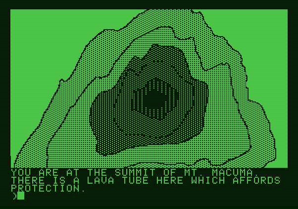 Amazon Apple II Screenshot: Looks like a safe space to spend the night...