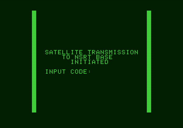 Amazon Apple II Screenshot: Use your computer to communicate and gain valuable information.