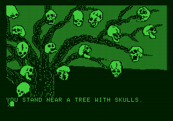 Amazon Apple II Screenshot: This looks ominous...